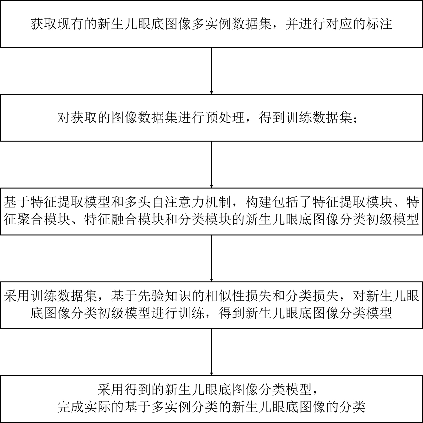 基于多實例分類的新生兒眼底圖像分類方法、成像方法及存儲介質(zhì)