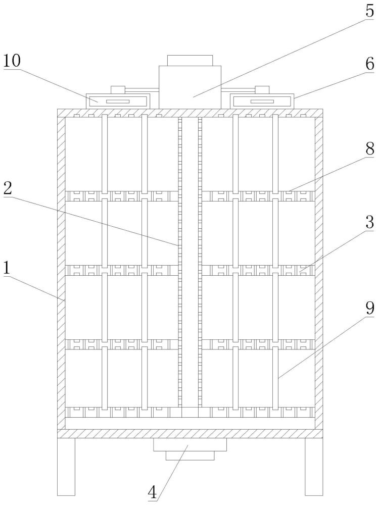 一種機(jī)電備品備件存儲(chǔ)裝置的制作方法