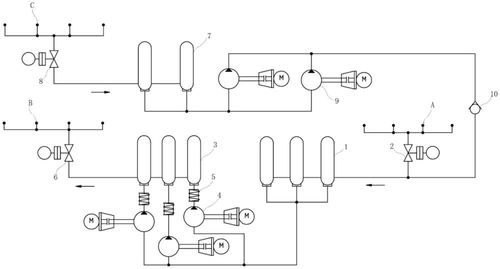 一種電磁加熱氣體介質(zhì)的熱工循環(huán)系統(tǒng)的制作方法