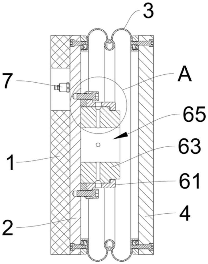 一種內(nèi)部具有限位支撐機構(gòu)的氣囊組件及高頻破碎錘和施工臺車的制作方法