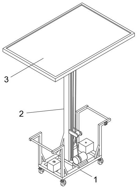 一種精裝燈具的拖舉架的制作方法