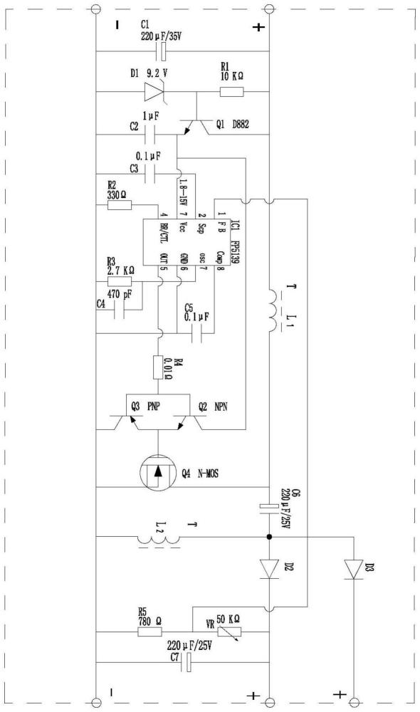 一種航空障礙燈升、降壓穩(wěn)壓電路的制作方法