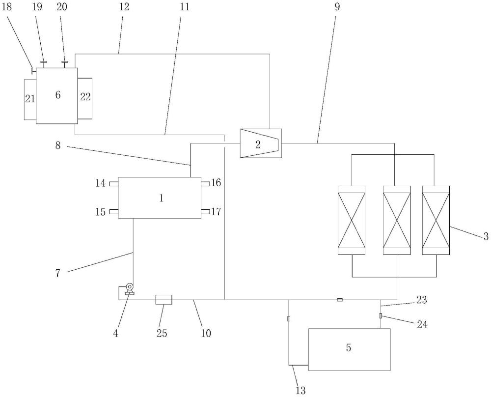 一種溴化鋰機(jī)組低溫水節(jié)能循環(huán)系統(tǒng)的制作方法