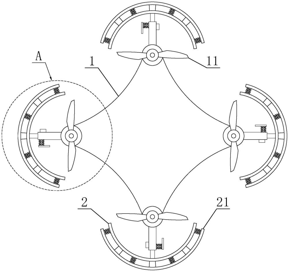 一種地質(zhì)勘查用無人機防護結(jié)構(gòu)的制作方法