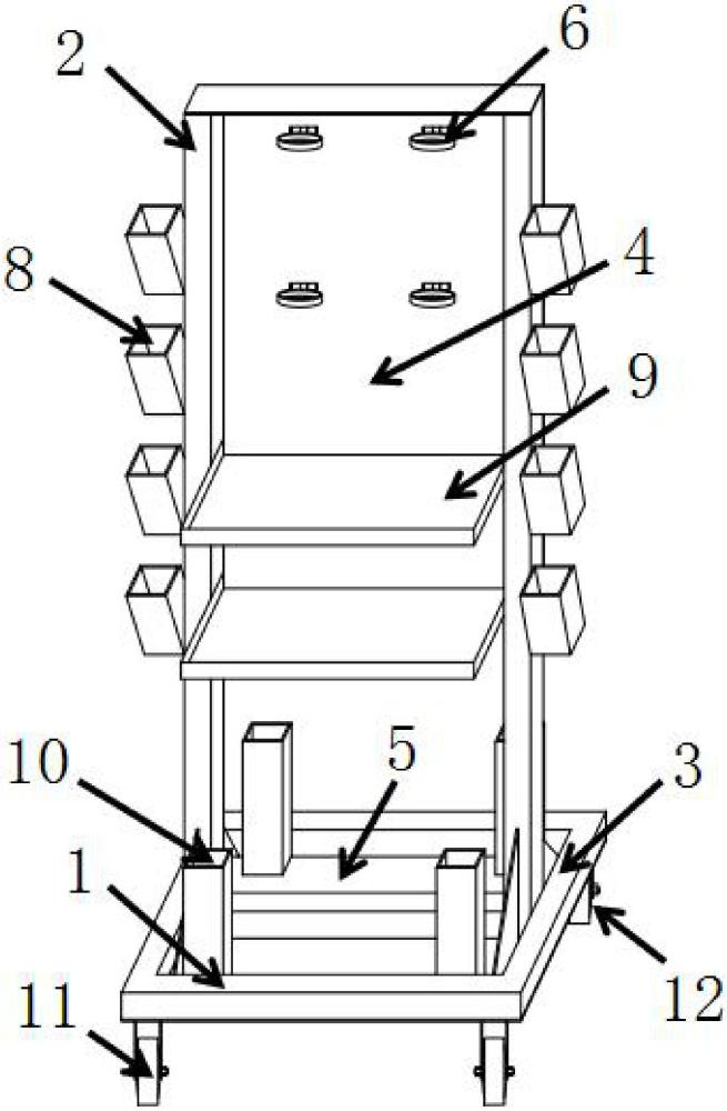 一種多功能工具置物架的制作方法