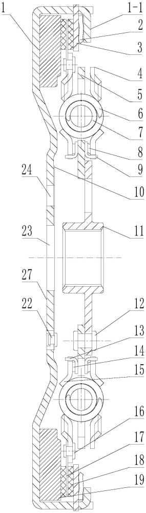 一種混合動(dòng)力用高性能版集成式限扭減振器總成的制作方法