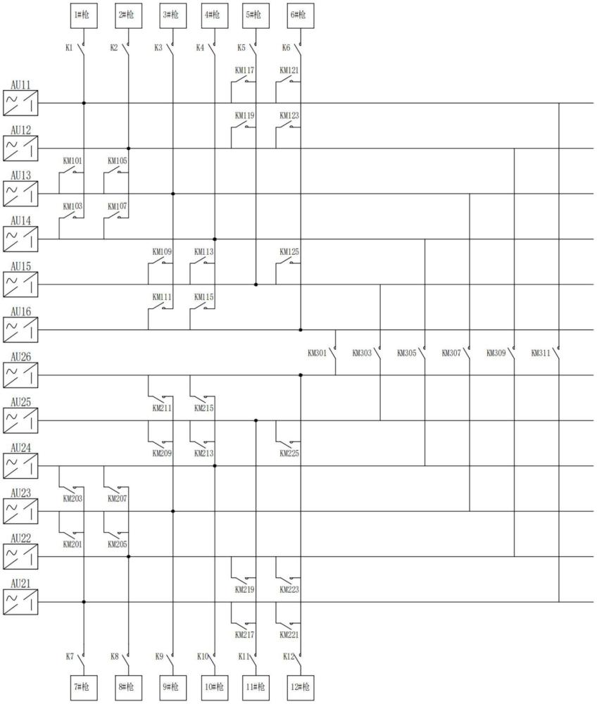 充電切換矩陣的制作方法