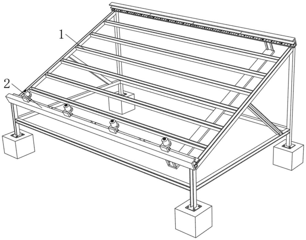 一種光伏建筑用屋頂快裝支架的制作方法