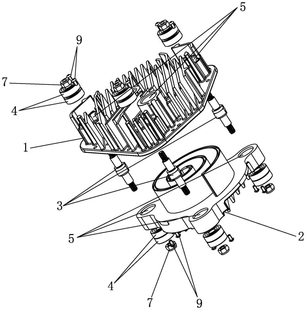 一種渦旋空壓機(jī)防自轉(zhuǎn)結(jié)構(gòu)、無(wú)油渦旋空壓機(jī)及制氧機(jī)的制作方法