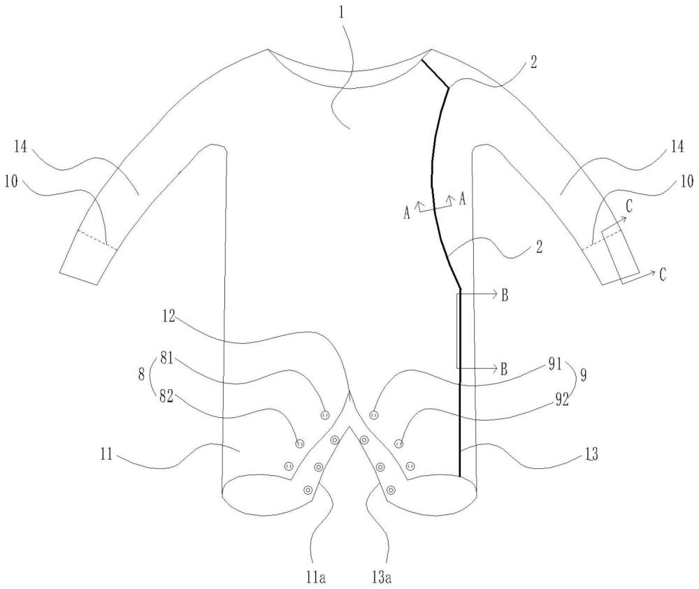 一種便于穿著和護(hù)理的嬰兒服裝的制作方法