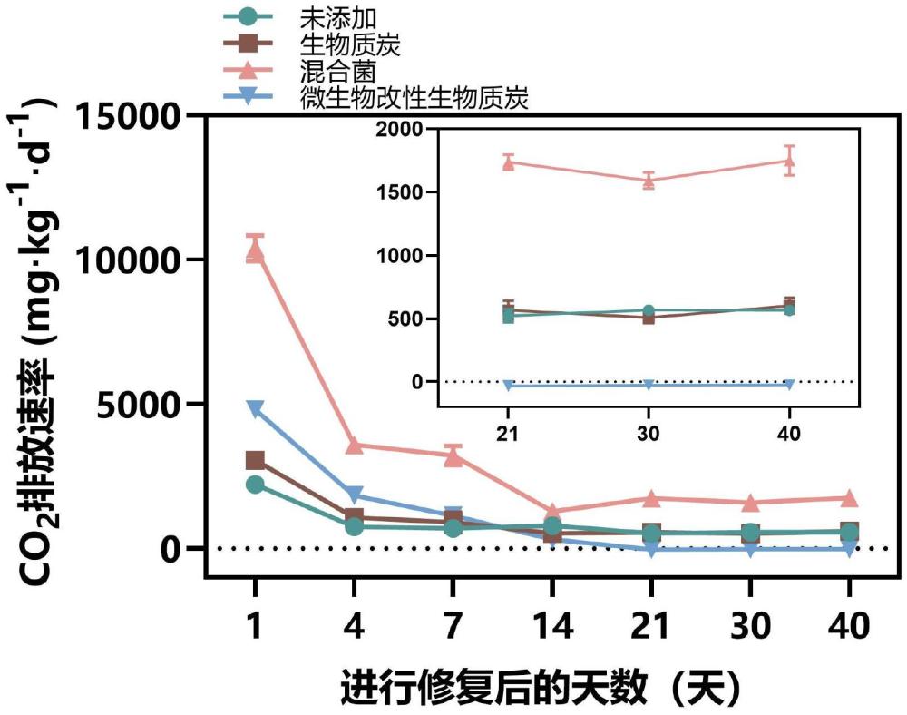 一種用于鎘污染土壤修復協同固碳減排的微生物改性生物質炭及其制備方法與應用