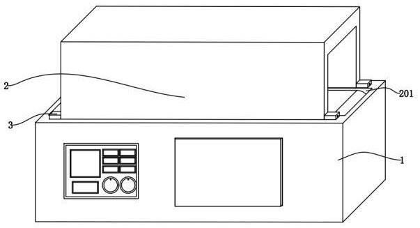 一種板材噴漆用三燈固化機(jī)燈具調(diào)整機(jī)構(gòu)的制作方法