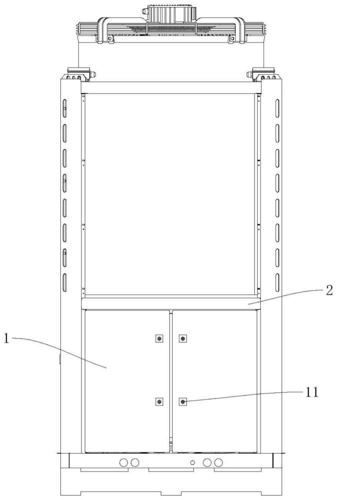 一種模塊空調(diào)的電控盒固定結(jié)構(gòu)的制作方法