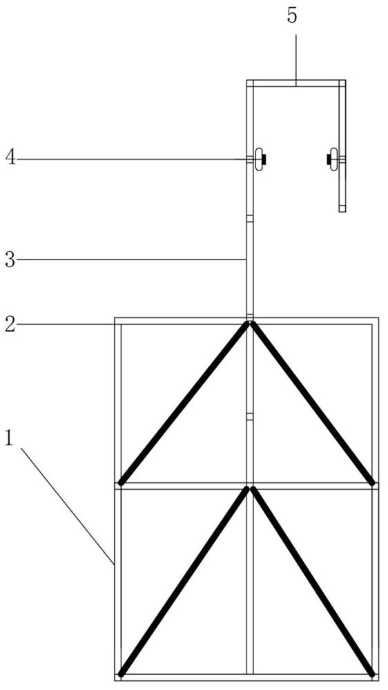 钢结构屋面施工吊篮的制作方法