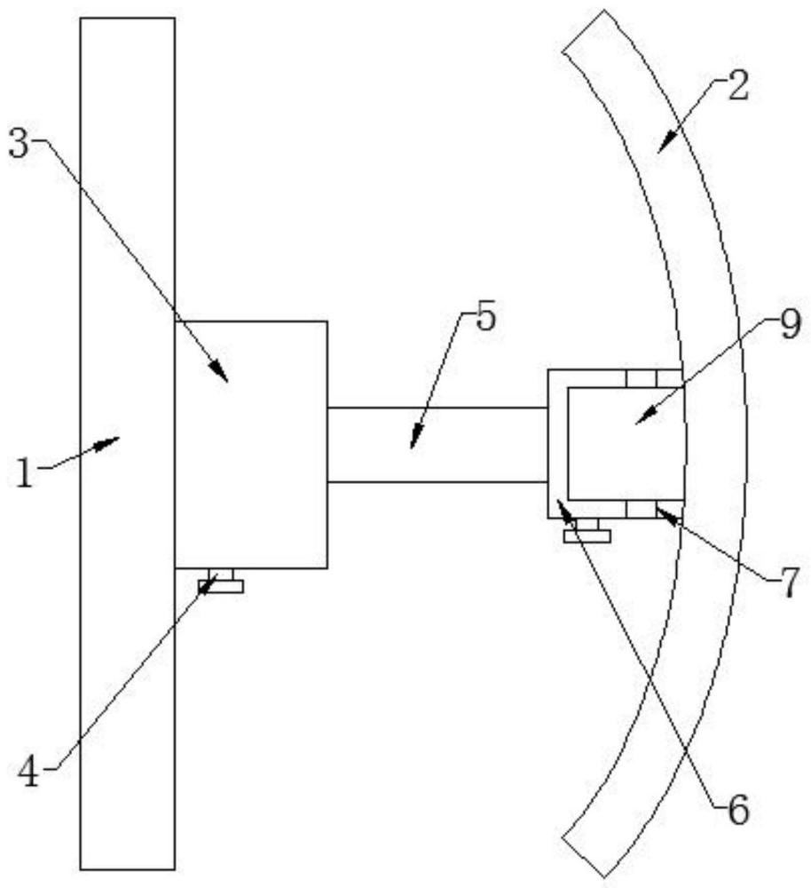 一種弧形幕墻結(jié)構(gòu)的制作方法