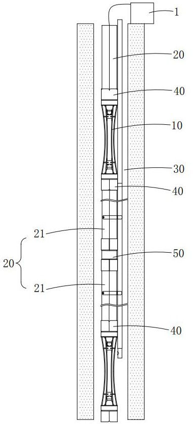 一種豎向鉆井臺(tái)陣強(qiáng)震觀測裝置及其安裝方法