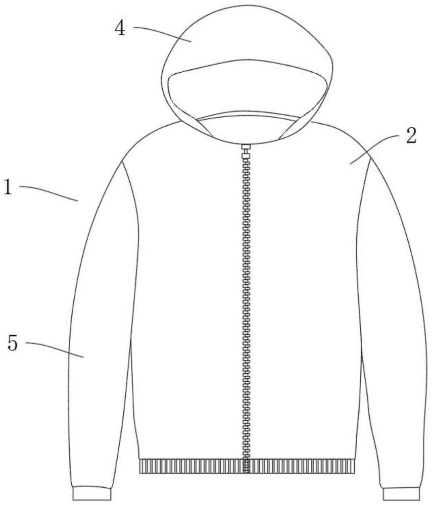 具有護(hù)腰保暖功能的羽絨服的制作方法