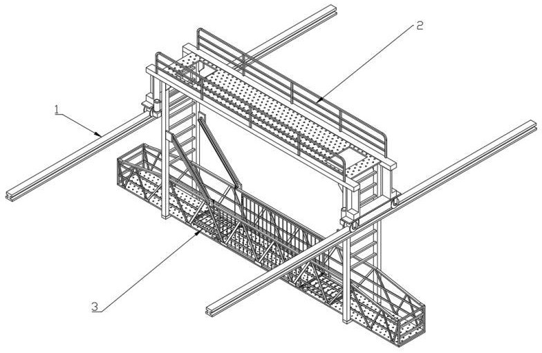 一種用于冶金起重機的移動式檢修設備的制作方法