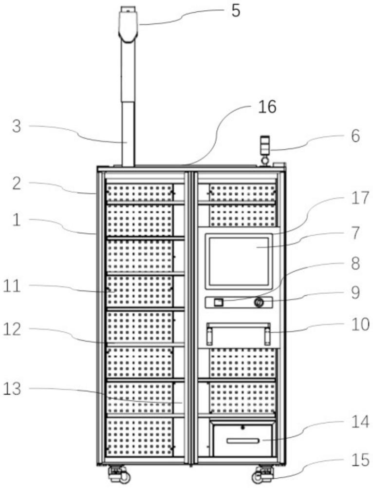 一種基于無線射頻識別技術的飛機維修自助借還工具柜的制作方法