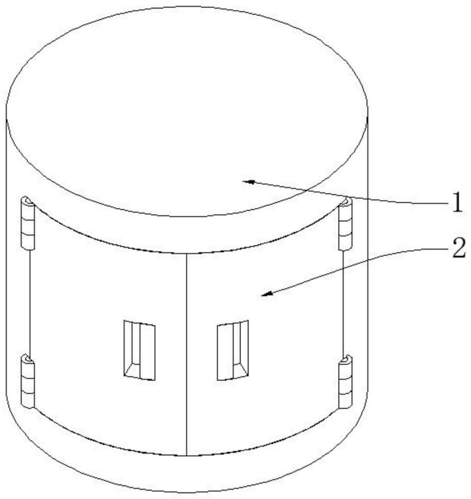 一種便于拿取資料的旋轉式檔案管理柜的制作方法