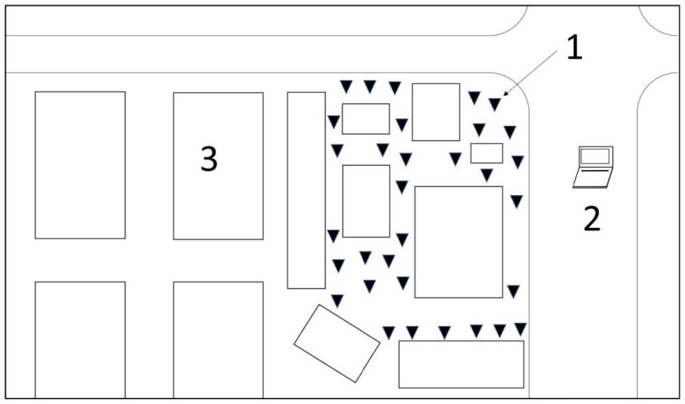 基于拋撒式傳感器的城市密集區(qū)面波地質(zhì)勘探系統(tǒng)及方法