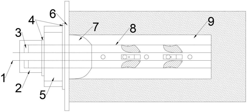 一種中空注漿組合錨桿及施工方法與流程