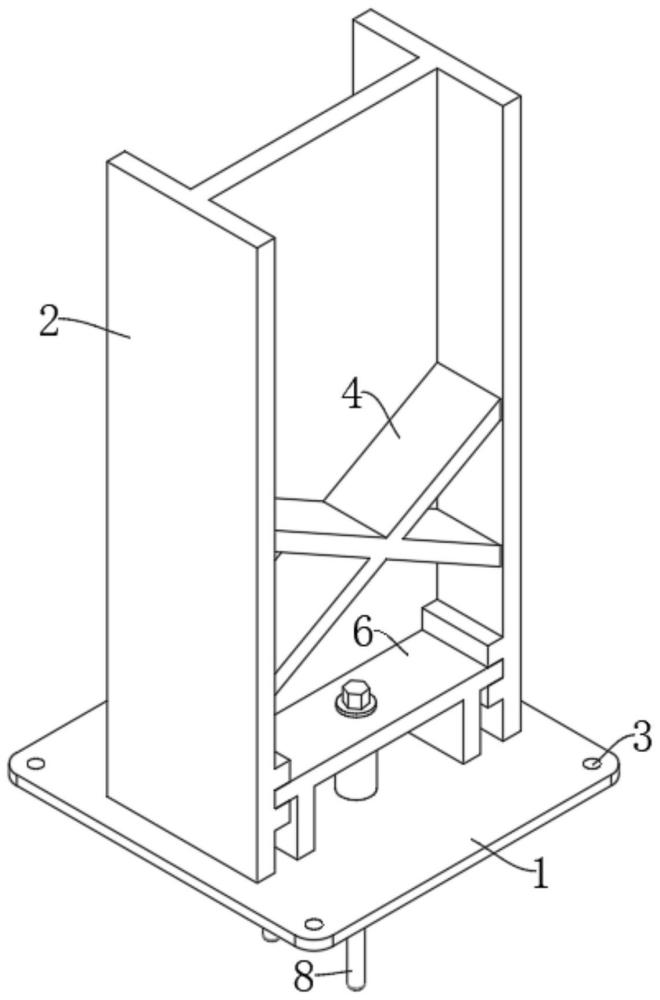 一種用于建筑施工的屋面鋼柱腳結(jié)構(gòu)的制作方法