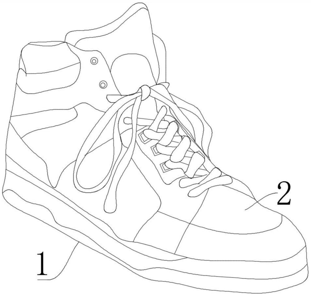 一種降阻減震運動鞋的制作方法