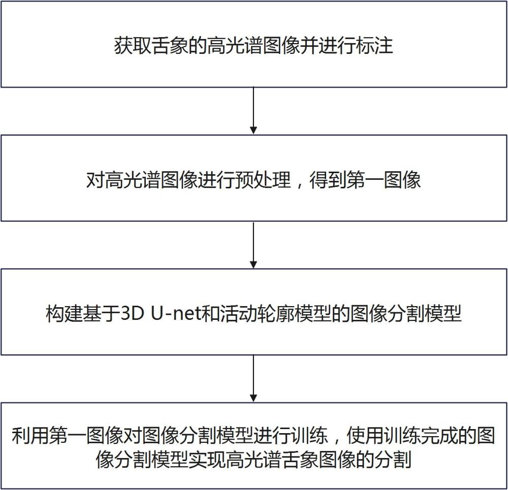 基于深度學(xué)習(xí)的高光譜舌象圖像分割方法及系統(tǒng)