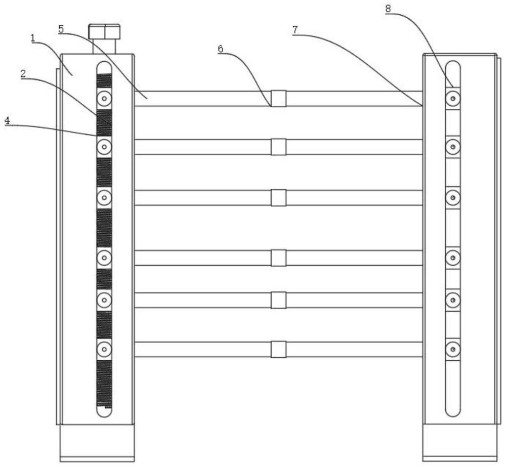 一種具有照明結(jié)構(gòu)的基坑護欄的制作方法