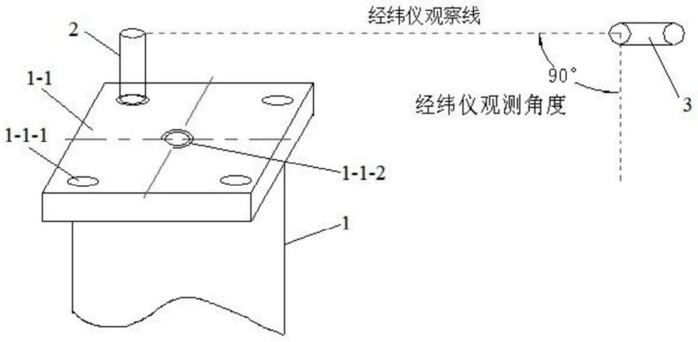 一種硼鋁乏燃料貯存格架底板局部區(qū)域平面度測(cè)量組件的制作方法