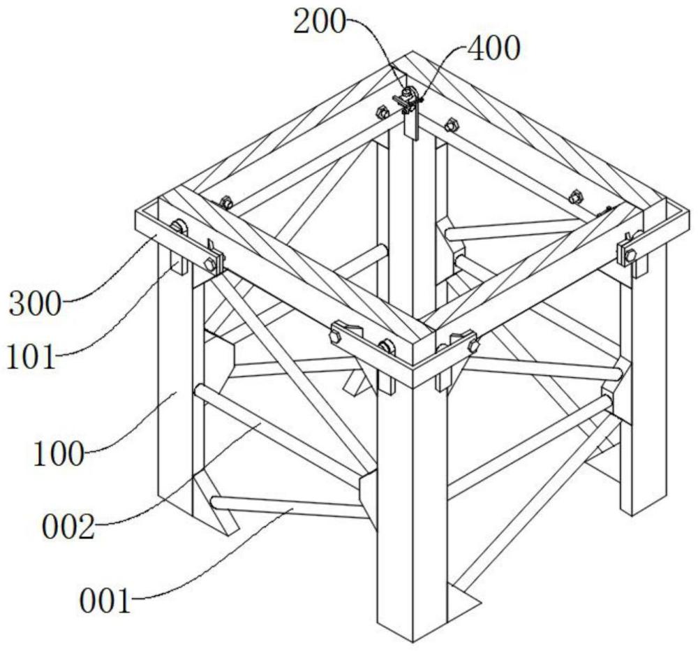 一種塔吊標(biāo)準(zhǔn)節(jié)銷軸防退出擋板的制作方法