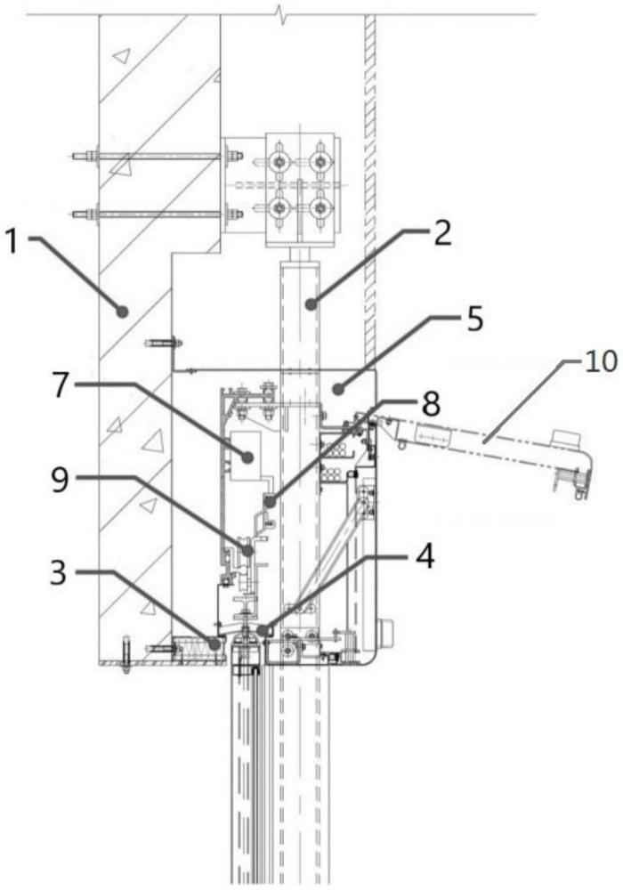 一種防火型屏蔽門(mén)門(mén)機(jī)構(gòu)造的制作方法