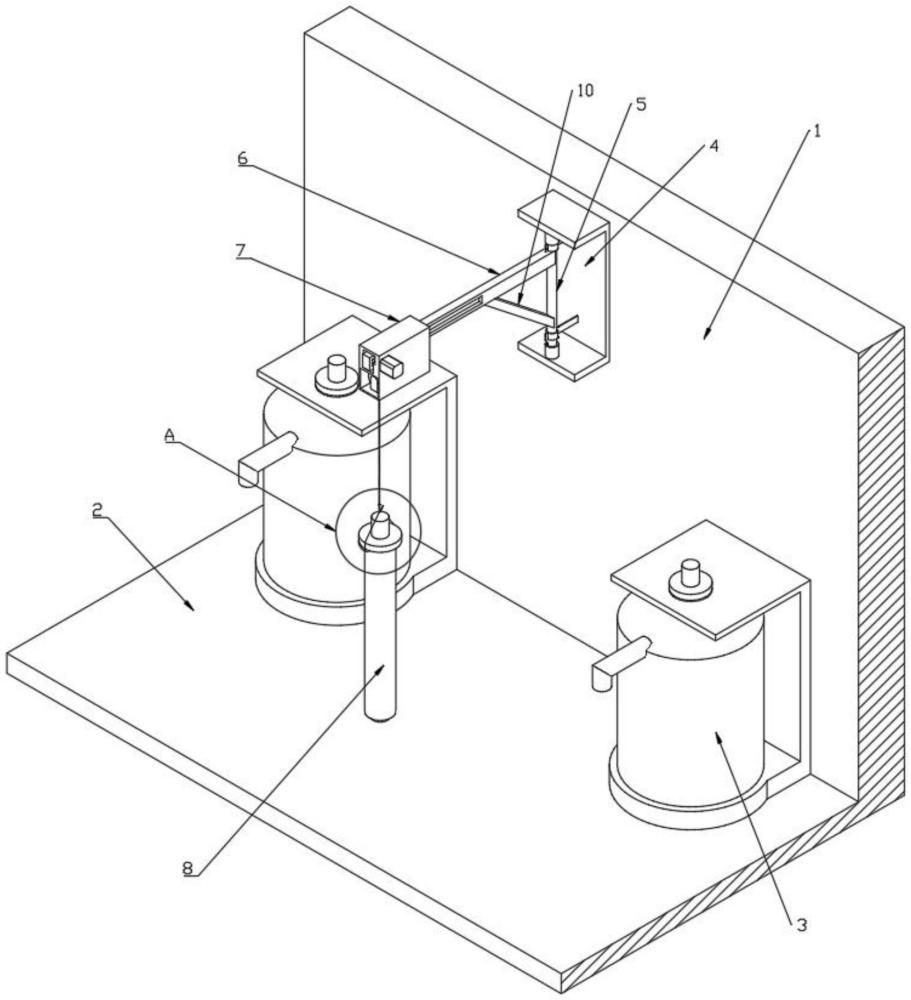 一種用于離心機(jī)芯軸的旋轉(zhuǎn)吊裝機(jī)構(gòu)的制作方法