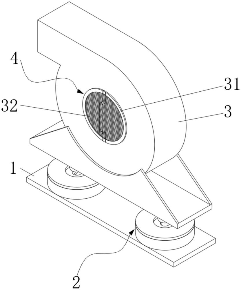 一種低噪音汽車空調(diào)用離心風機的制作方法