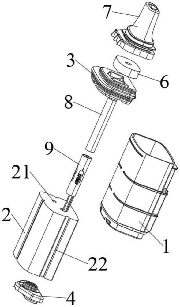 一种具有补气结构的电子烟雾化器的制作方法