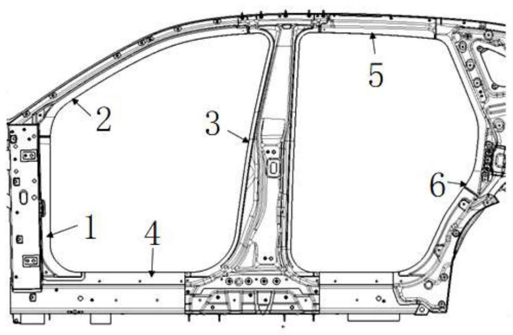 一種鋁基車身的門洞止口結(jié)構(gòu)的制作方法