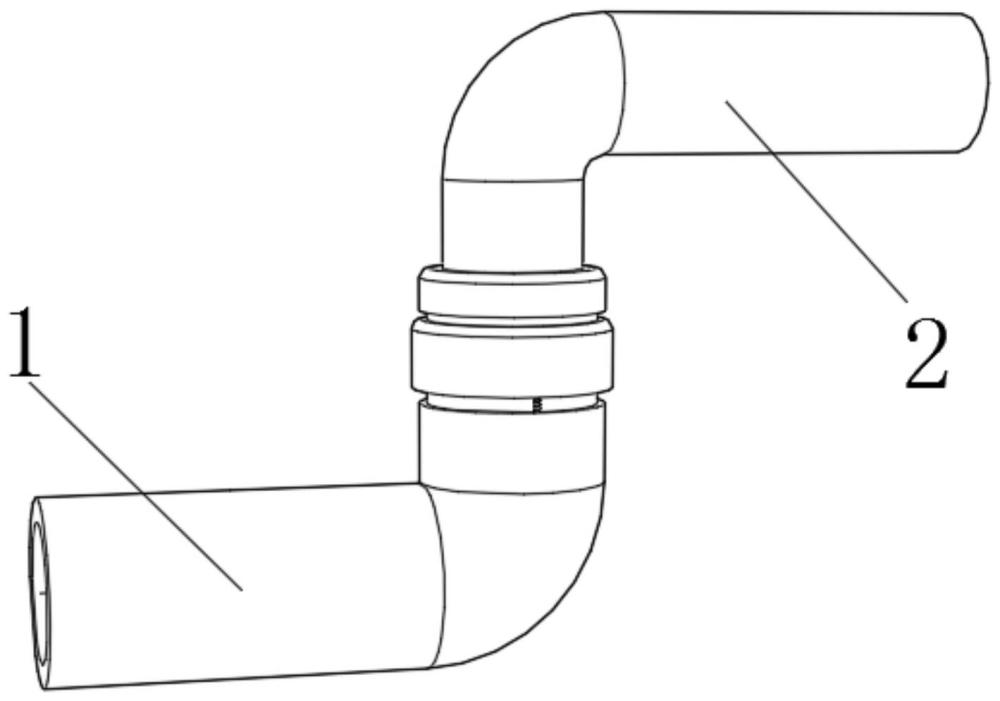 一种带消音器的空滤器进管结构的制作方法