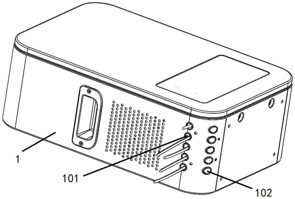 一種穩(wěn)壓器電線固定盒的制作方法