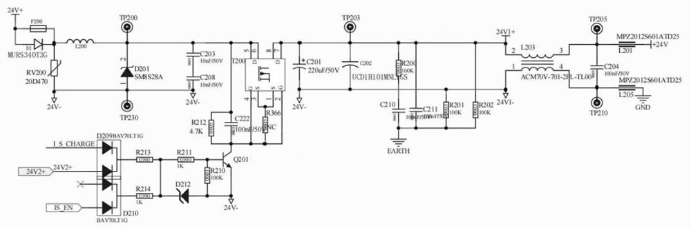 一種氫燃料汽車的整車控制器上電喚醒控制電路的制作方法