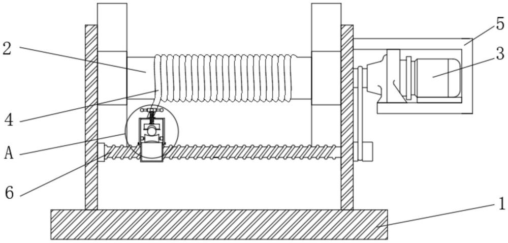 一種帶有導(dǎo)線機(jī)構(gòu)的絞盤繩收卷機(jī)的制作方法