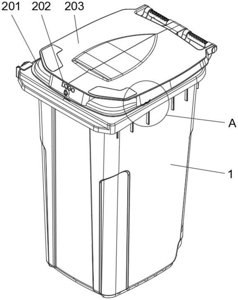 一種穩(wěn)定性高的垃圾桶的制作方法