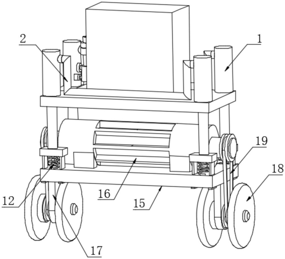 輪對除銹清洗機(jī)刷洗機(jī)構(gòu)的氣路機(jī)構(gòu)的制作方法