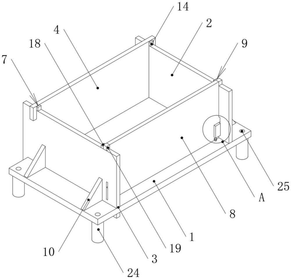 一種便于拆裝的土建施工用澆筑模具的制作方法