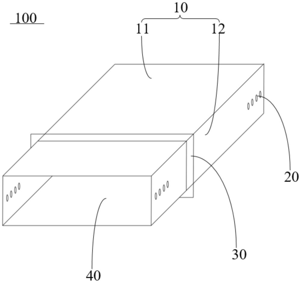 一次預(yù)埋的穿結(jié)構(gòu)槽盒套管的制作方法