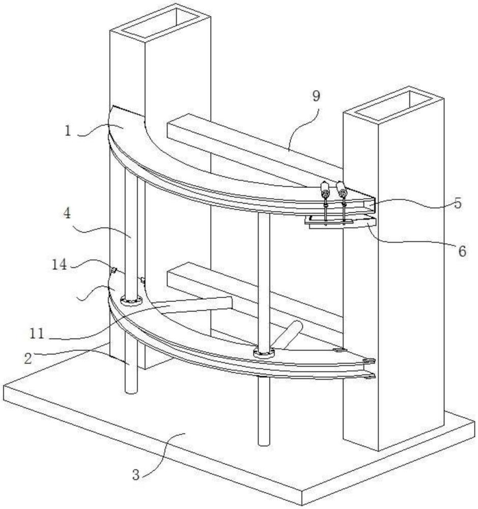 一種鋼建筑體圓弧件的連接施工方法與流程