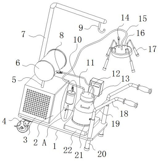 一種方便取樣的真空擠奶機(jī)