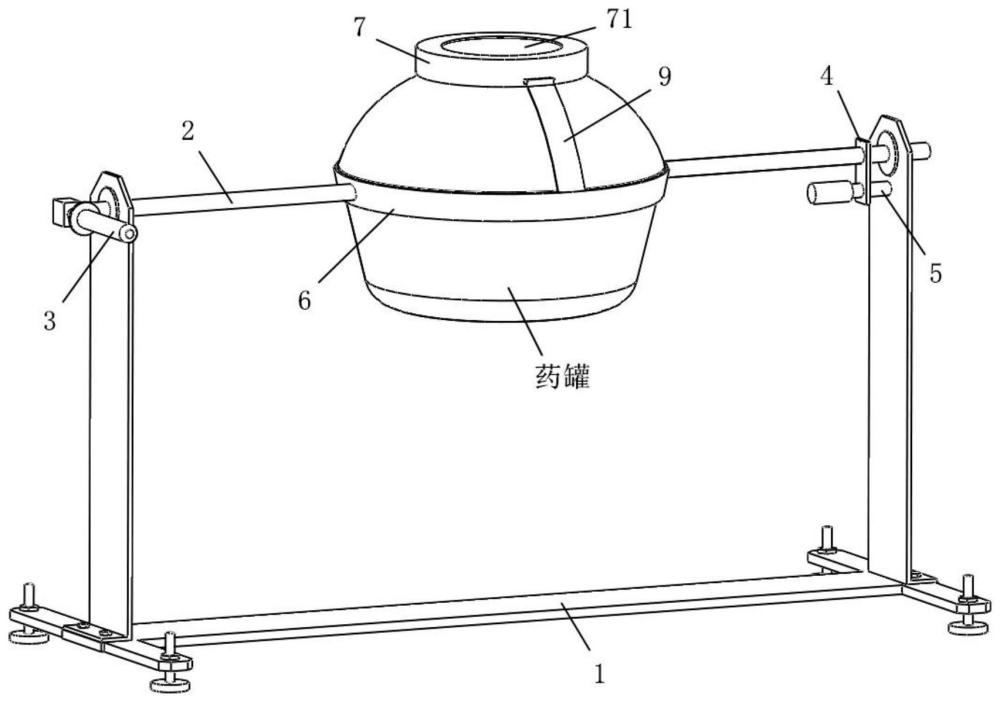 一種藥罐定位翻轉(zhuǎn)架的制作方法
