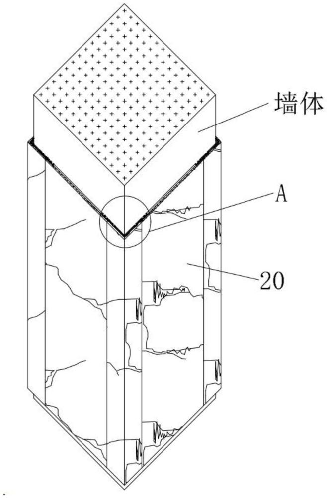 一種轉(zhuǎn)角式護(hù)墻板安裝結(jié)構(gòu)的制作方法