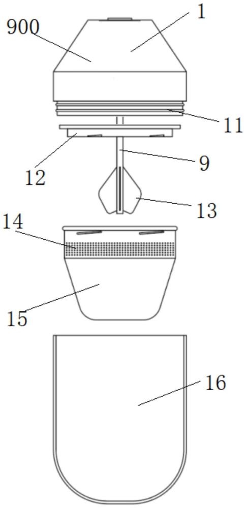 一種電驅(qū)式離心慣性咖啡機(jī)的制作方法